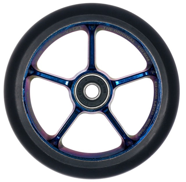 Kolečko Black Pearl Original Double V3 110 Chrome Blue